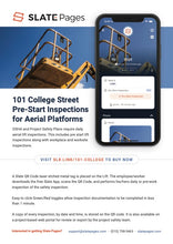 Load image into Gallery viewer, 101 College Street - Pre Inspections for Aerial Platforms